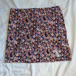 Floral Wild Fable Mini Skirt